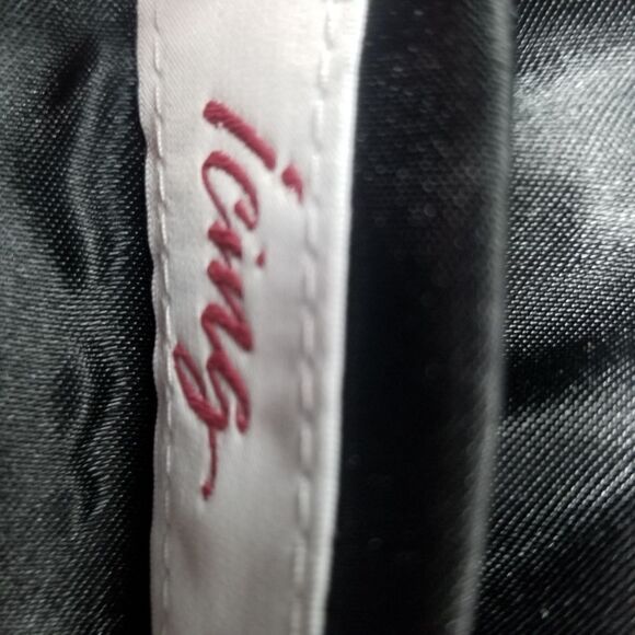 ICING BLACK CLUTCH BAG WITH CHAIN STRAP - Picture 4 of 10